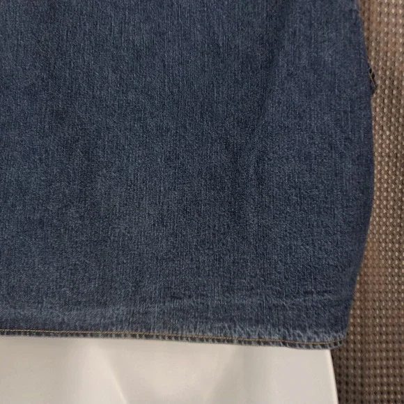 Vintage Wrangler Western Denim Vest Womens Large Blue Button Front - Picture 9 of 13